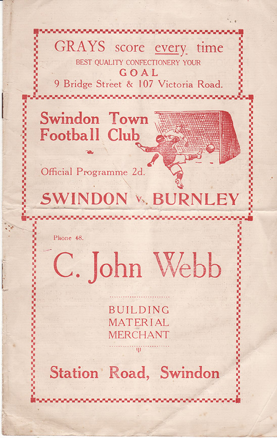 <b>Saturday, January 14, 1933</b><br />vs. Burnley (Home)